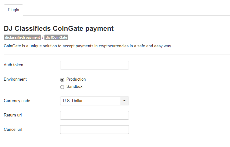 coingate-payment-plugin